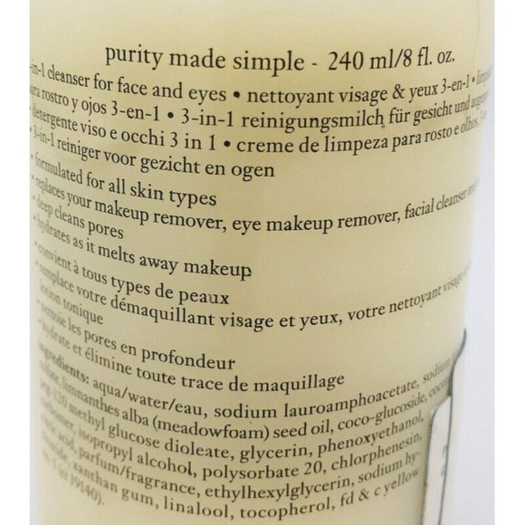 PHILOSOPHY PURITY MADE SIMPLE 3-IN-1 CLEANSER FOR FACE & EYES, 8 oz. - Picture 3 of 5
